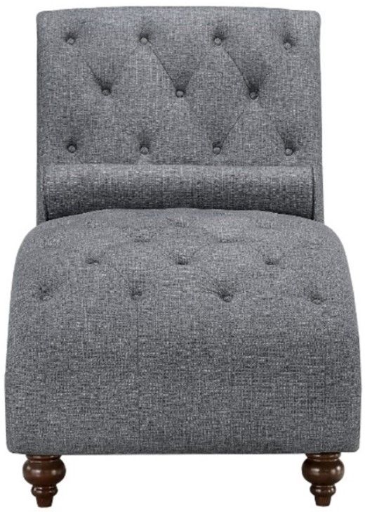 Homelegance® Bonne Dark Gray Chaise-2