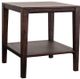 Porter International Designs Fall River Walnut End Table-3