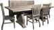 Vintage Furniture Harp 6-Piece Dining Set-0
