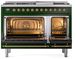 Ilve® Nostalgie II Series 48" Emerald Green Pro Style Dual Fuel Range-2