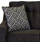 Dynasty Furniture Dark Brown Sofa-1