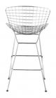 Zuo® Wire Chrome Set of 2 Bar Chairs-3