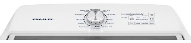 Crosley® 4.5 Cu. Ft. White Agitator Top Load Washer-2
