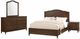 Flexsteel® Bellevue 4-Piece Whiskey Brown Queen Panel Bedroom Set-0