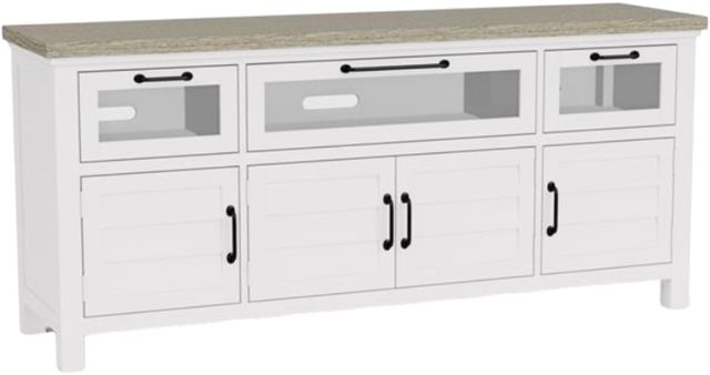 Riverside Furniture Cora Cloud/Fog Entertainment Console-0
