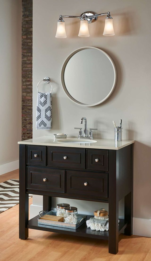Moen® Eva™ Chrome Three Globe Bath Light-2