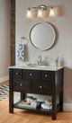 Moen® Eva™ Chrome Three Globe Bath Light-2