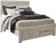 Signature Design by Ashley® Bellaby 2-Piece Whitewash Queen Storage Platform Bed Set-1