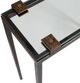 Uttermost® Averona Bronze Glass Top Accent Table-5