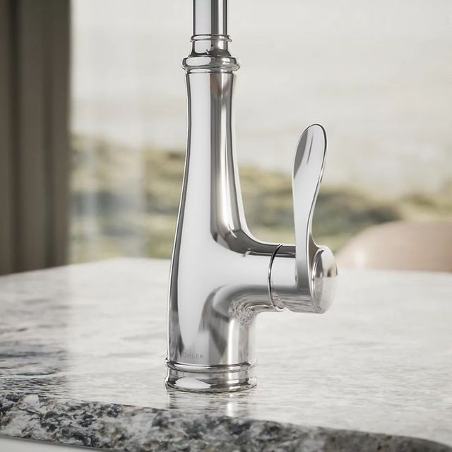KOHLER® Bellera® Polished Chrome Single-Handle Bar Sink Faucet-3
