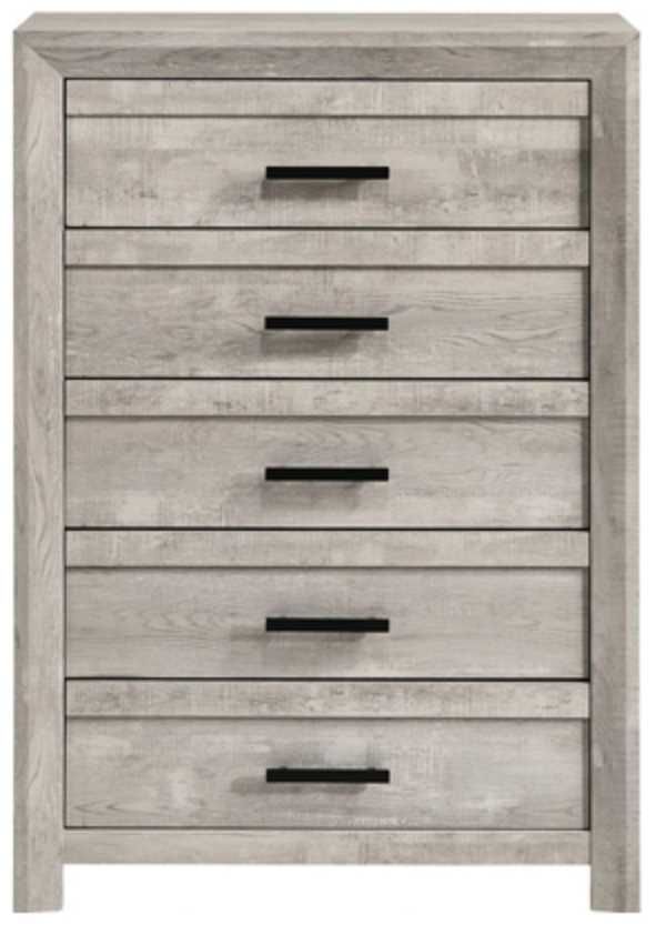 American Wholesale Furniture Ellen Ash White Chest-1