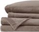 Olliix by True North by Sleep Philosophy Brown Queen Soloft Plush Sheet Set-0