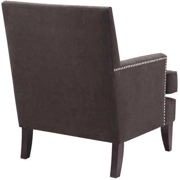 Olliix by Madison Park Charcoal Colton Track Arm Club Chair-1