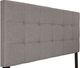 Crown Mark Florence Gray Full Upholstered Panel Bed-4