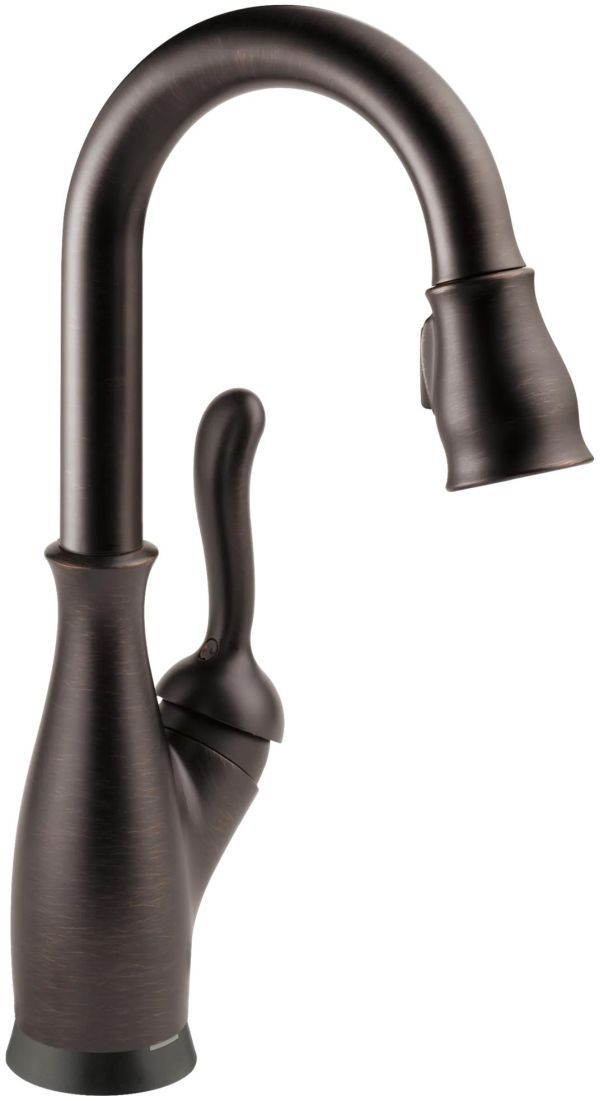 Delta Leland® Venetian Bronze Single Handle Bar/Prep Faucet with Touch2O® Technology -0