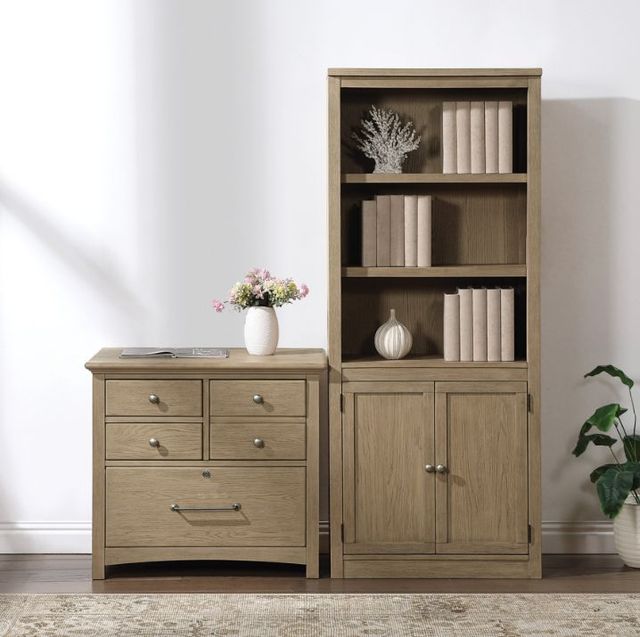Winners Only® Newberry Beige Bookcase-1