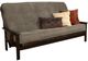 Kodiak Furniture Monterey Marmont Thunder/Espresso Queen Futon with Mattress-0