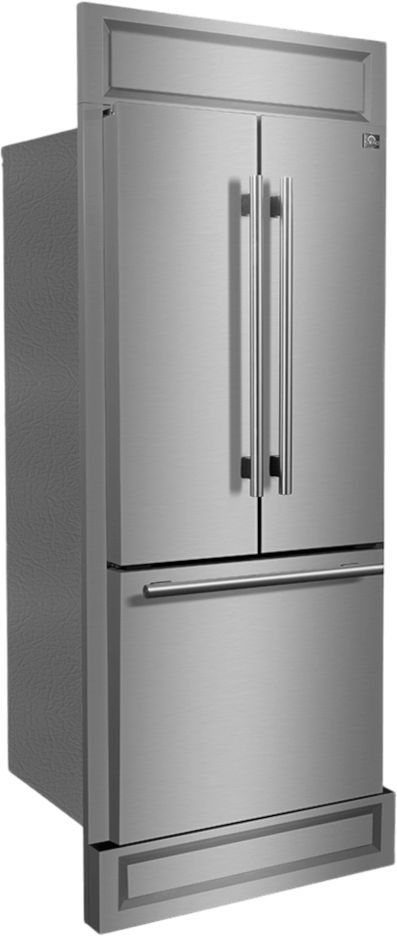 FORNO® 35 in 17.48 Cu. Ft. Stainless Steel Built In French Door Refrigerator -2
