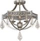Uttermost Tamworth Modern Silver Semi Flush Mount Light-0