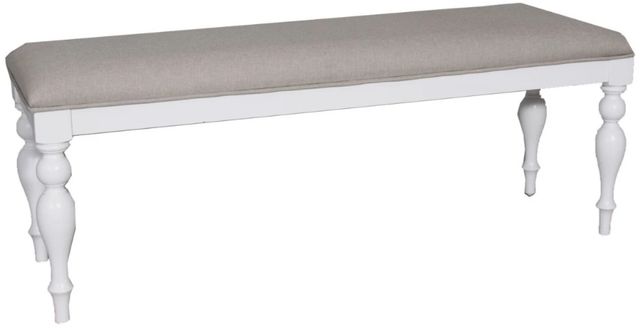 Liberty Furniture Summer House Gray/Oyster White Dining Bench-0