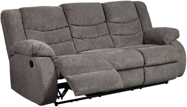 Signature Design by Ashley® Tulen Gray Reclining Sofa-0