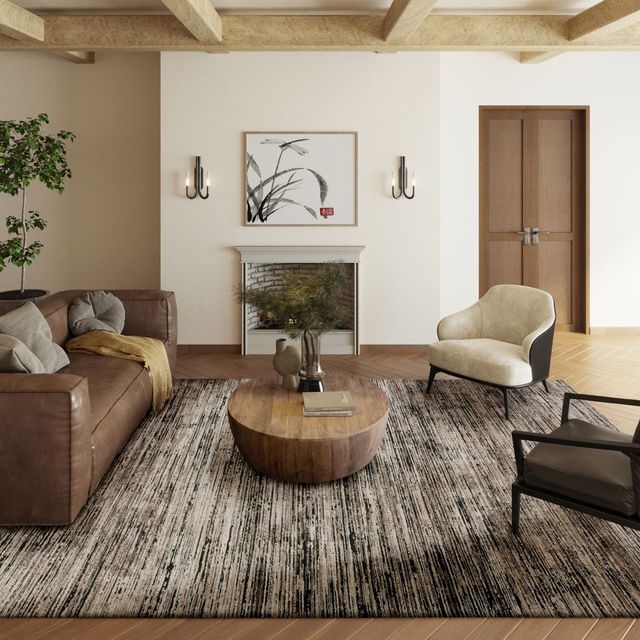 Dalyn™ Rug Company Denizi Midnight 5'x8' Style 1 Area Rug-4