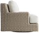 Bernhardt Trieste Bernhardt Exteriors Pampas/White Fabric/Woven Outdoor Swivel Chair-2