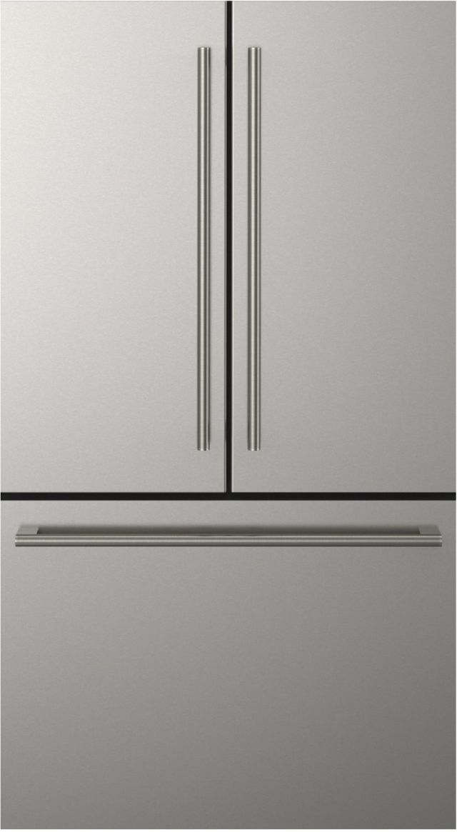 Fulgor Milano 36 in. 19.9 Cu. Ft. Fingerprint-Proof Stainless Steel Counter Depth French Door Refrigerator-0