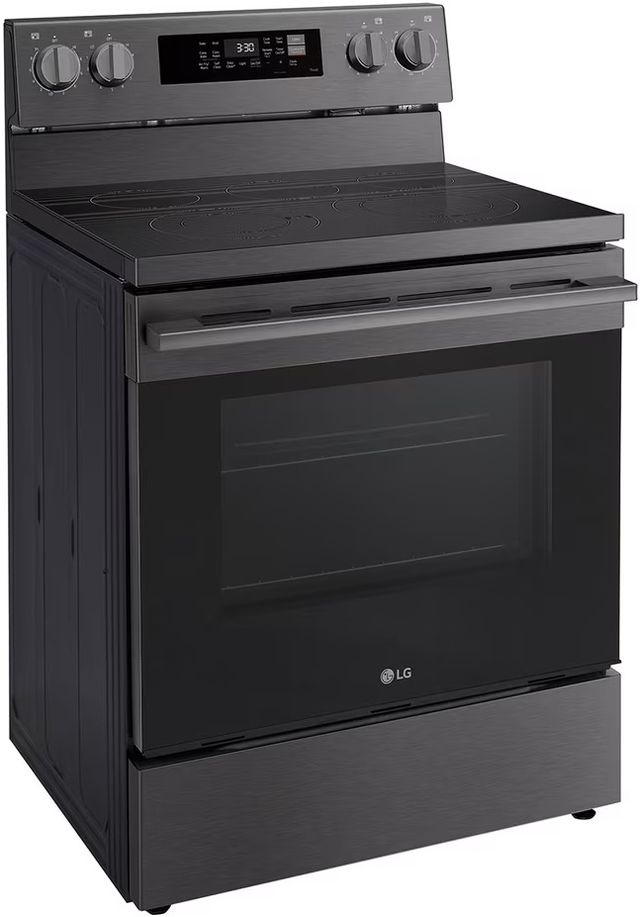 LG 30" PrintProof® Black Stainless Steel Freestanding Electric Range with Air Fry & EasyClean®-3