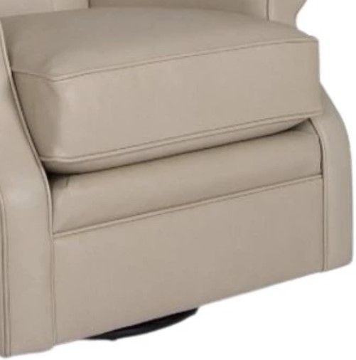 Smith Brothers Customizable 536 Leather Swivel Chair-2