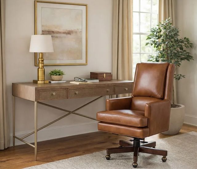 Hooker® Furniture EC Wright Voyage Cedar Executive Swivel Tilt Chair-1