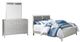 Signature Design by Ashley® Olivet 2-Piece Silver King Panel Bed Set-0