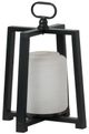 A & B Home Black Wooden Lantern-0