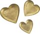 TOV Furniture Coeur 3-Piece Brass Hammered Iron Heart-Shaped Catchall Set-3