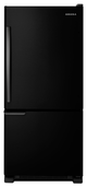 Amana® 18.7 Cu. Ft. Bottom Freezer Refrigerator-Black on Black-0