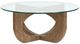 Magnussen Home® Lainey Glass Top Cocktail Table with Almond Base-2