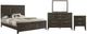 New Classic® Home Furnishings Andover 4-Piece Nutmeg Queen Panel Bedroom Set-0