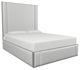 Wesley Allen Customizable Morgan Queen Upholstered Panel Bed-4