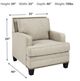 Benchcraft® Claredon Linen Chair-2