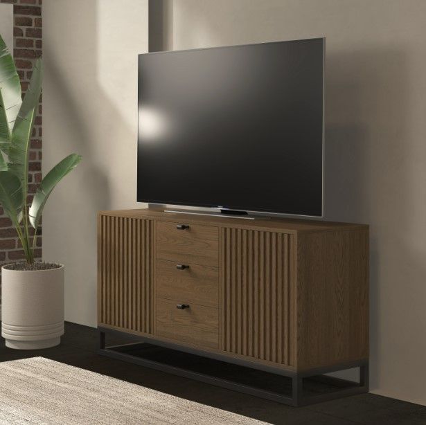HH2 Home Reserve Light Brown 60'' Entertainment Console-9