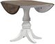 Liberty Furniture Magnolia Manor 3-Piece Antique White/Weathered Bark Drop Leaf Dining Set-3