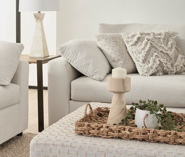 Hughes Furniture® 24500 Lilou Winter Loveseat-2