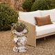 TOV Furniture Pia Red/White Concrete Indoor/Outdoor Side Table-1