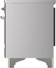 Ilve® Majestic III 40" Stainless Steel Pro Style Induction Range with Triple Glass Door and Chrome Trim-4