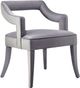TOV Furniture Tiffany Grey Velvet Chair-0