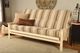 Kodiak Furniture Monterey Parma Gray/Antique White Full Futon with Mattress-1