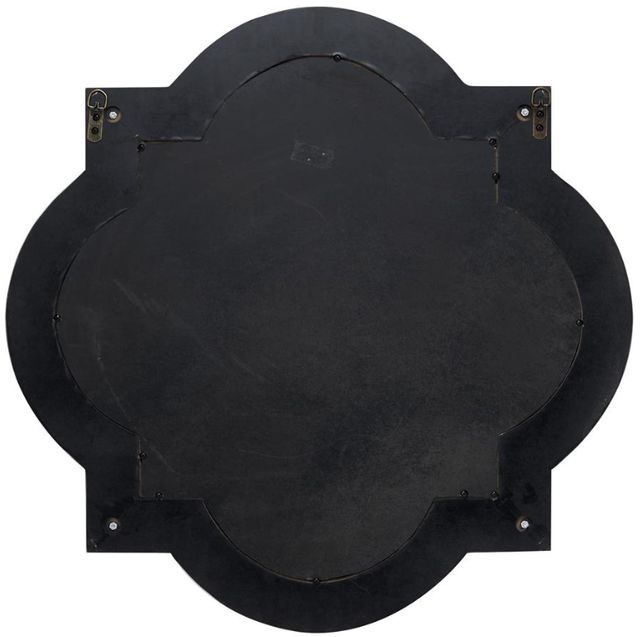 Deco Marche White Quatrefoil Wall Mirror-2