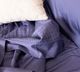 Dreamfit® DreamChill™ 5-Piece Blue Enhanced Bamboo™ Quilted Split Queen Sheet Set-1
