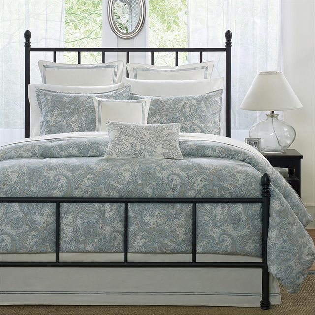 Olliix by Harbor House Chelsea 3 Piece Blue Full/Queen Duvet Cover Set-2