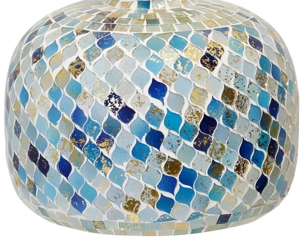 Stylecraft Blue Mosaic 9" Vase-1